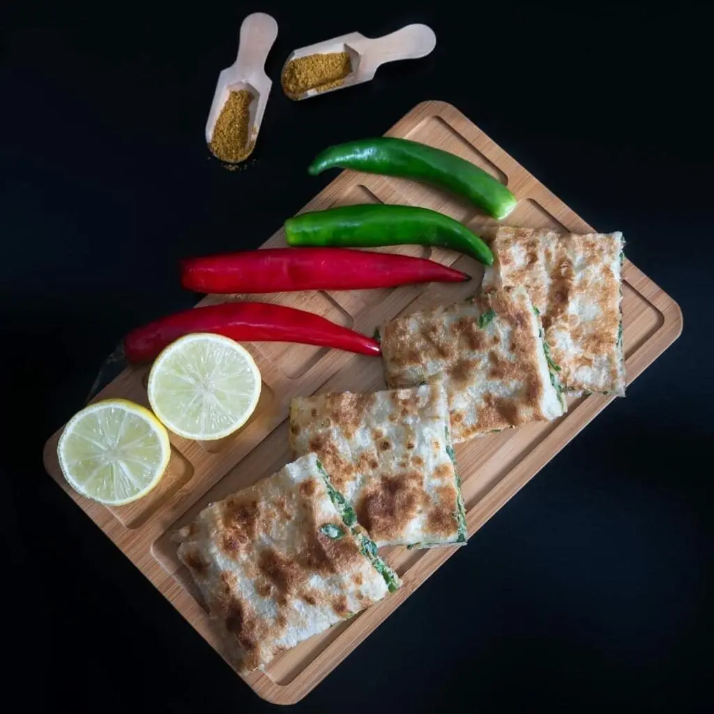 Salty Mutabbak without Meat